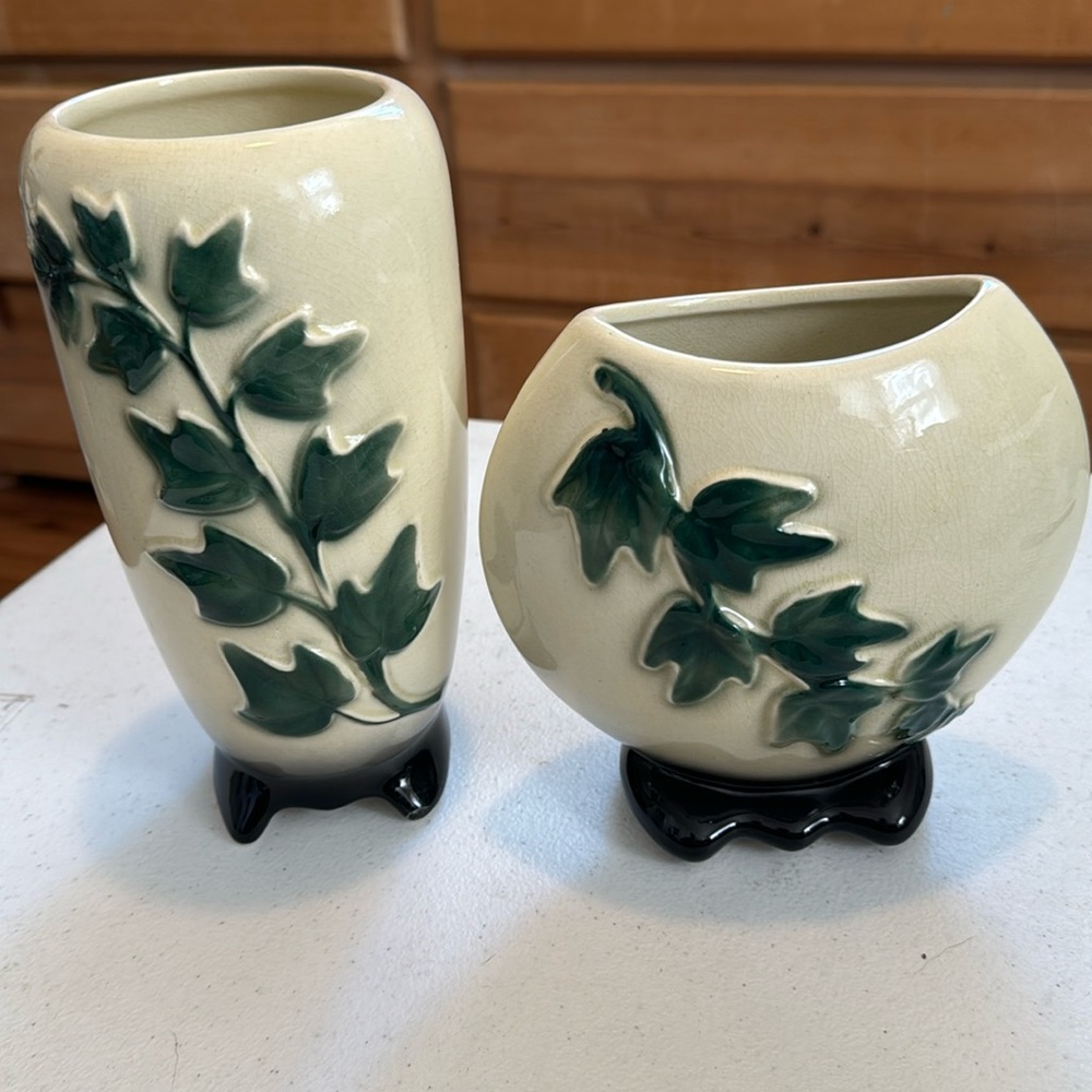 Vintage Ivy Copley Vases
